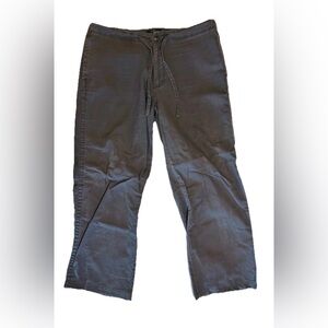 Two a.m. Coast Blend Cotton Linen Pants Gray Men's L Drawstring Lounge Beach